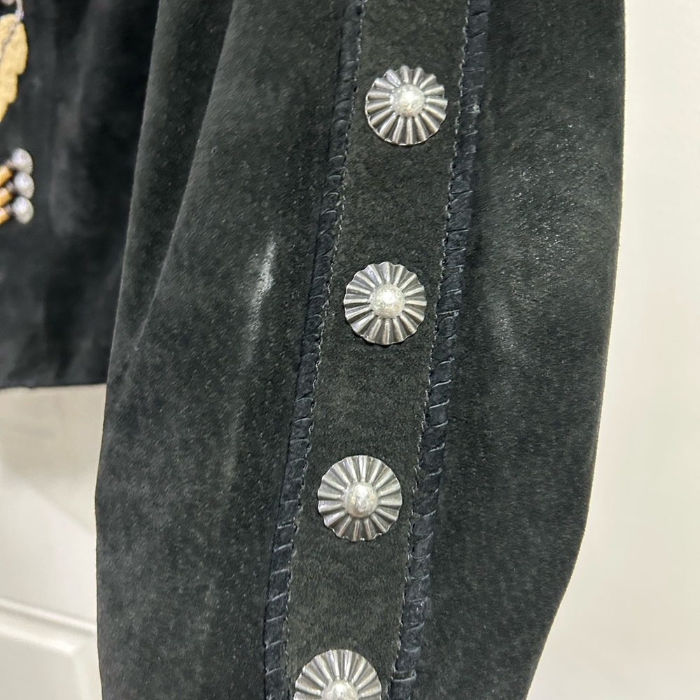 Elegant Black Embellished Jacket